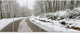 Snow Storm at Piornedo Spain, Large Landscape Canvas Art, 70"x28", 6 Panels