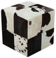 Surya Appalachian Black Ottoman 18"Hx18"Wx18"D