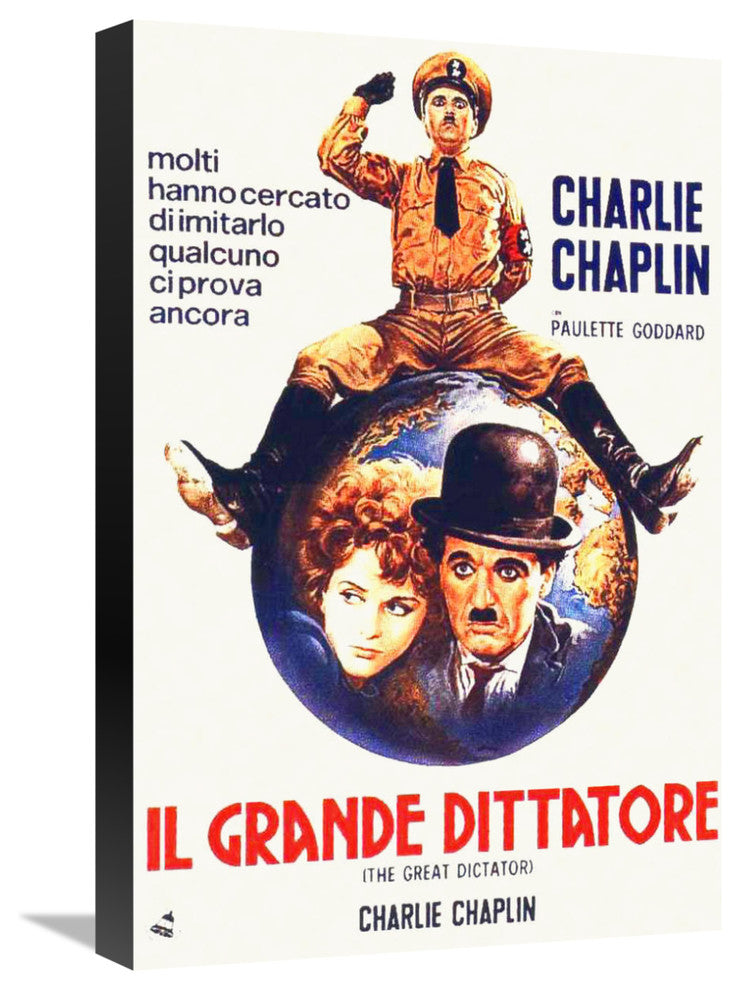 Charlie Chaplin, Italian, The Great Dictator, 1940, 15x22