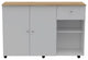 Kitchen Island Cart Indiana, Kitchen, White / Light Oak