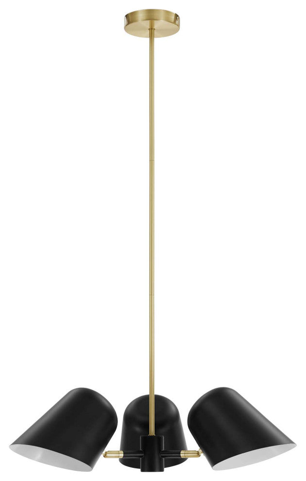 Briana 3-Light Pendant Light Black
