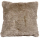 Pillow Decor - Tundra Hare Faux Fur Throw Pillow, 20" X 20"