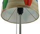 Decorative Surfboard Shade Stainless Steel Accent Lamp Coastal Beach Surf Decor