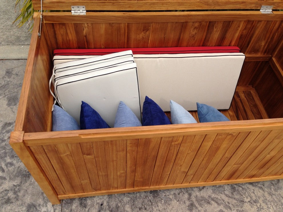Teak Wood Santa Barbara Pool and Storage Box
