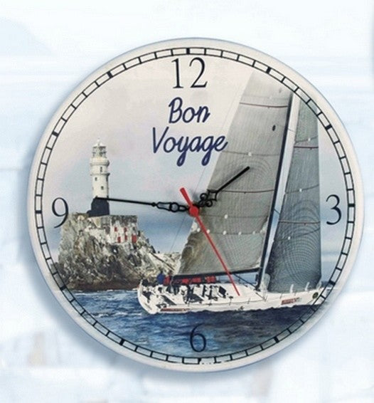 Bon Voyage Clock