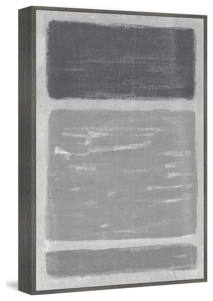 "Justified End" Floater Framed Painting Print on Canvas, 12x18