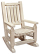 Homestead Collection Child's Rocker, Clear Lacquer Finish