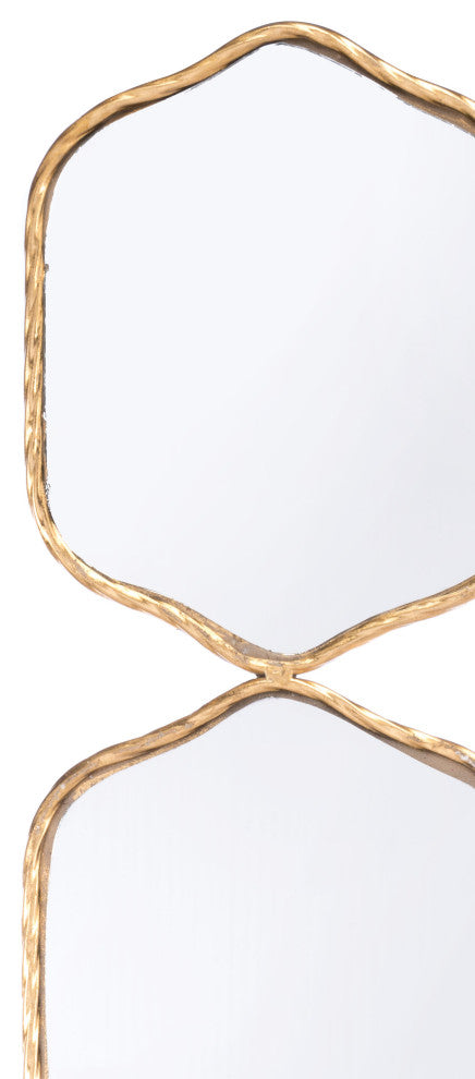 Four Hex Mirror Gold