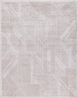 Low-Pile Auden Beige/Ivory Rug, Beige, 10'x14'