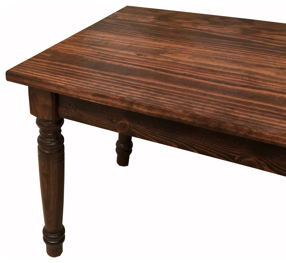 Red Mahogany English Smooth Top Table, 48