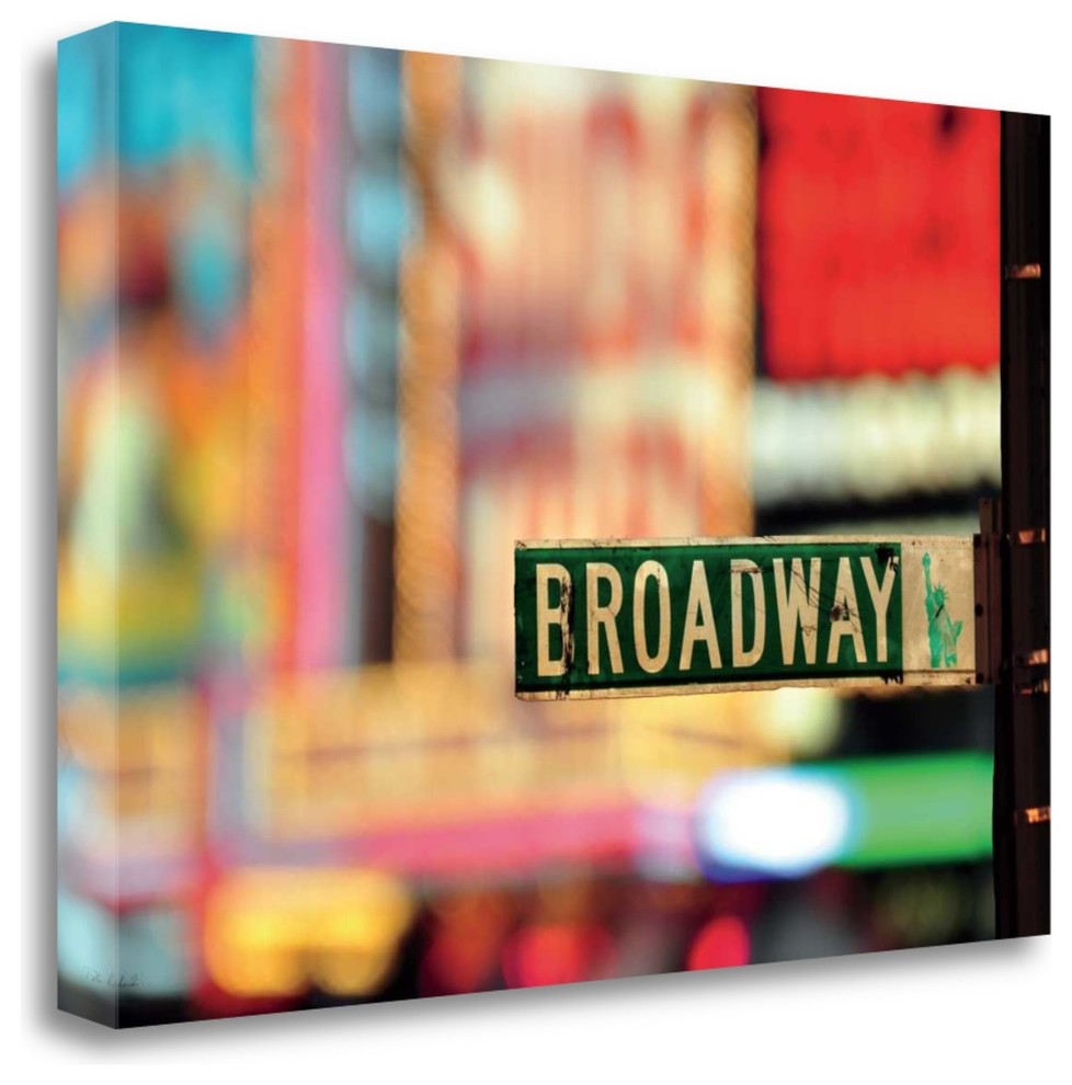 "On Broadway" By Ben Richard, Giclee Print on Gallery Wrap Canvas, Ready to Hang