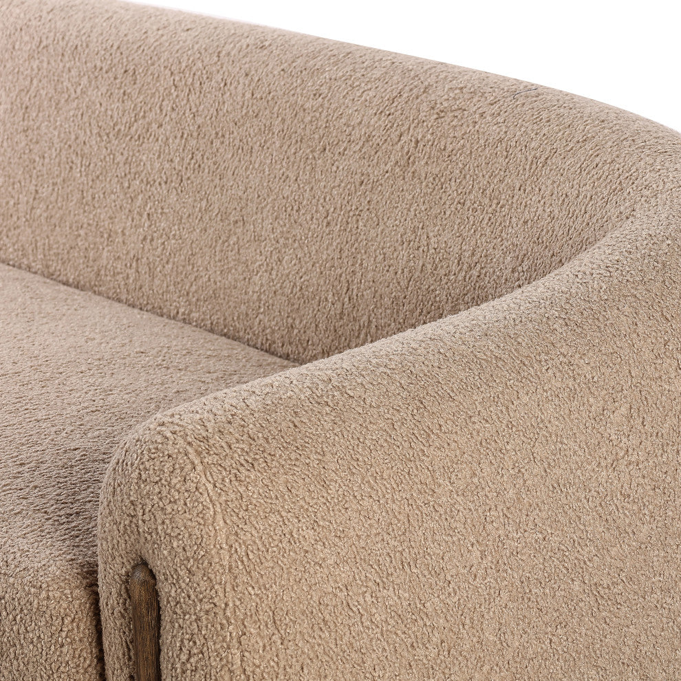Lyla Sofa-86"-Sheepskin Camel