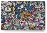Flower Melange Spring Chenille Rug, Orchid, 2'x3'