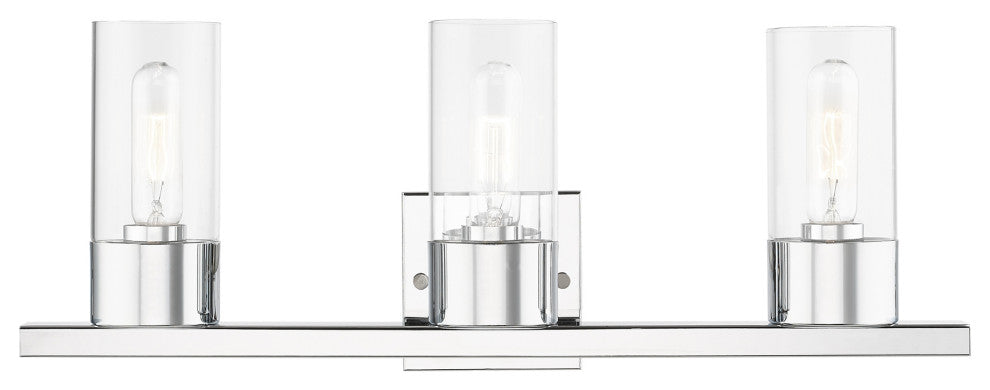 1 Light Polished Nickel Crystal Single Sconce