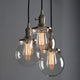 3 Light Ceiling Light Chandelier Globe Glass Pendant Lighting