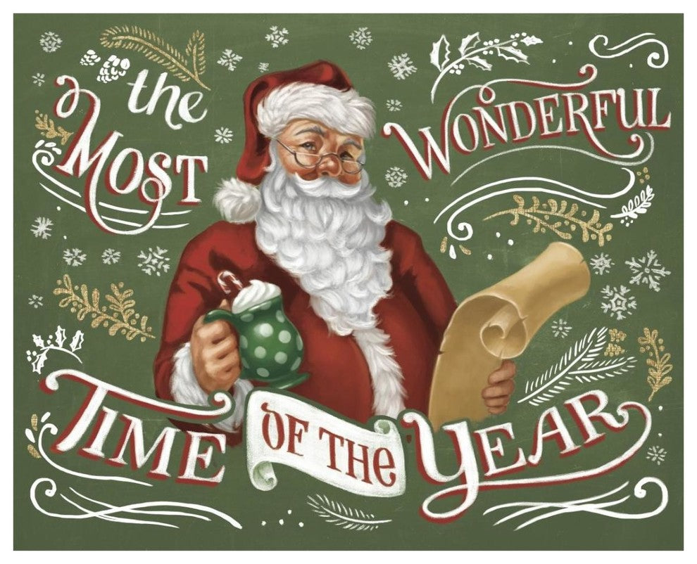 "Santas List II" Digital Paper Print by Janelle Penner, 30"x24"