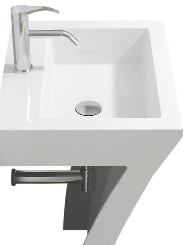 Cedar Falls 22"Pedestal Sink with Overflow