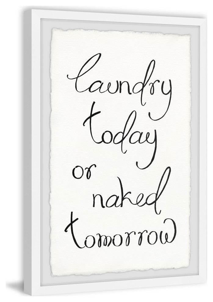 "Laundry Today" Framed Painting Print, 8x12