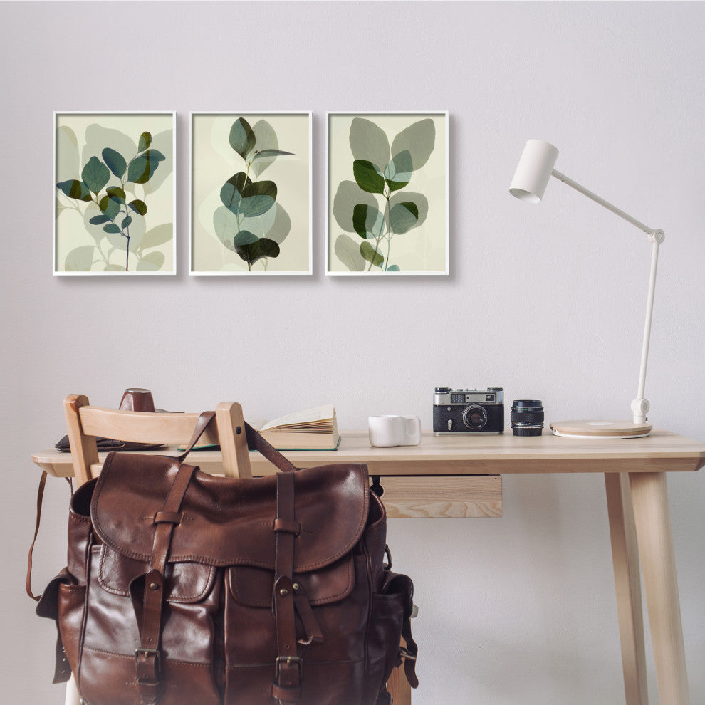 Modern Forest Plant Photography Overlapping Foliage Shadows,11 x 14