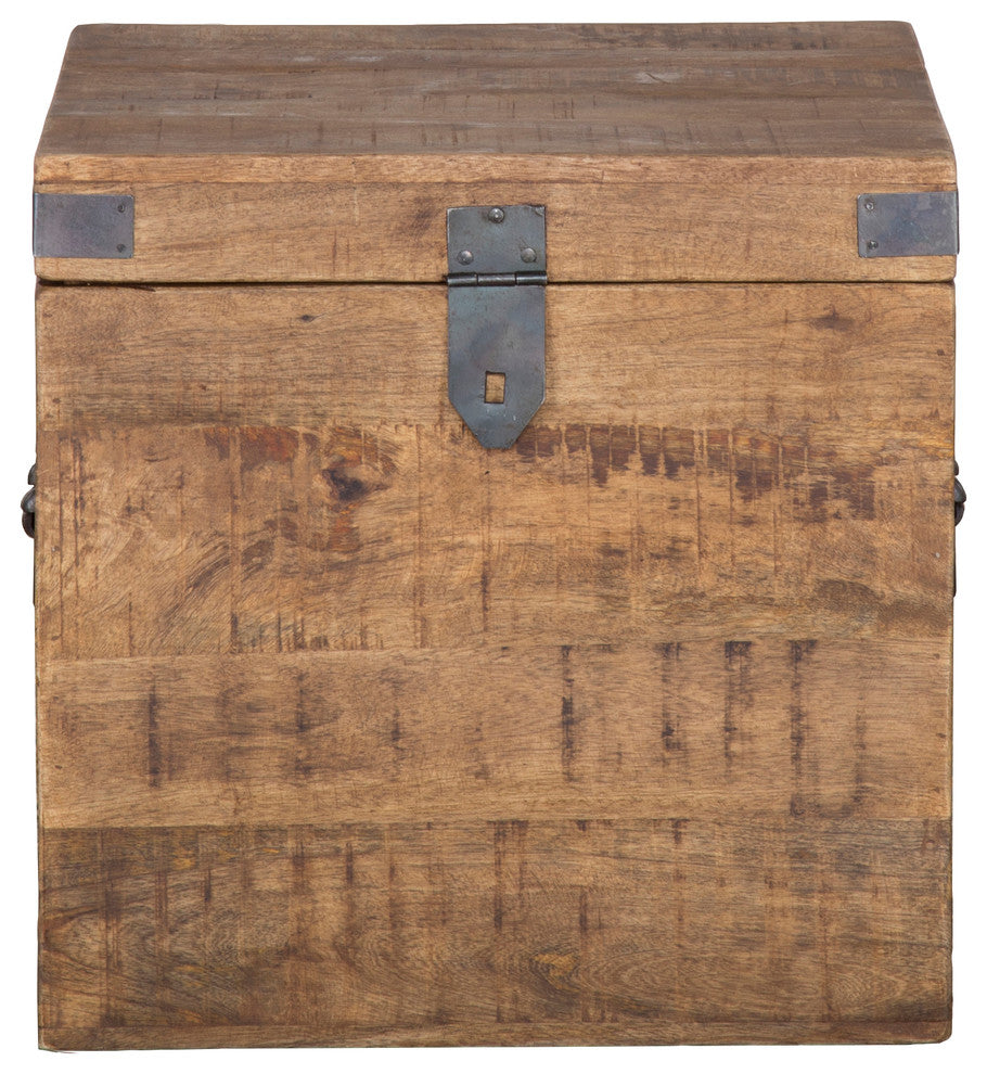 Livingston 18 inch Square Trunk by Kosas Home