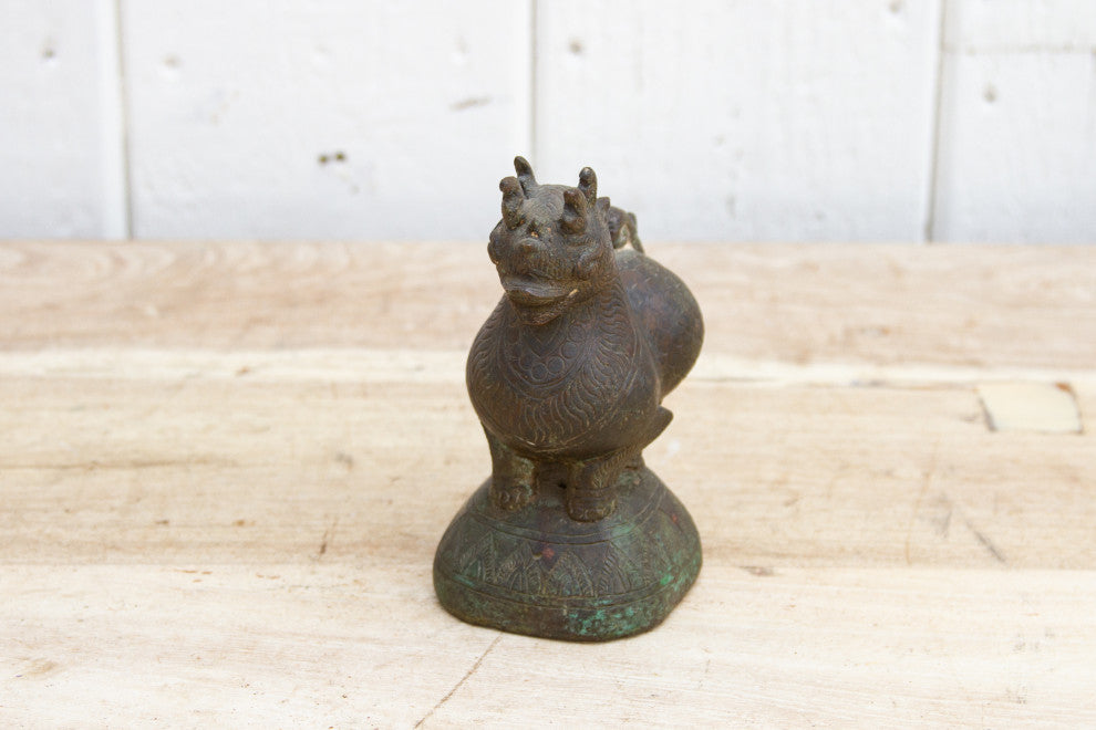 Large 19th Century Chinese Bronze Opium Weight