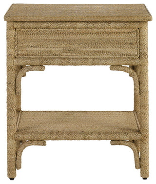 Another white-background product shot showing the full nightstand with visible drawer area.