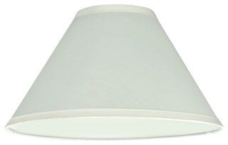 58701 Hardback Empire Shape UNO Lamp Shade, Off White 4"x11"x7"