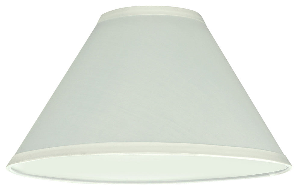 58701 Hardback Empire Shape UNO Lamp Shade, Off White 4"x11"x7"