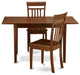 3 Pc Kitchen Table Set Kitchen Table With Leaf And 2 Kitchen Dining Chairs