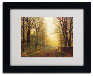 'Whitby' Matted Framed Canvas Art by John Grimshaw