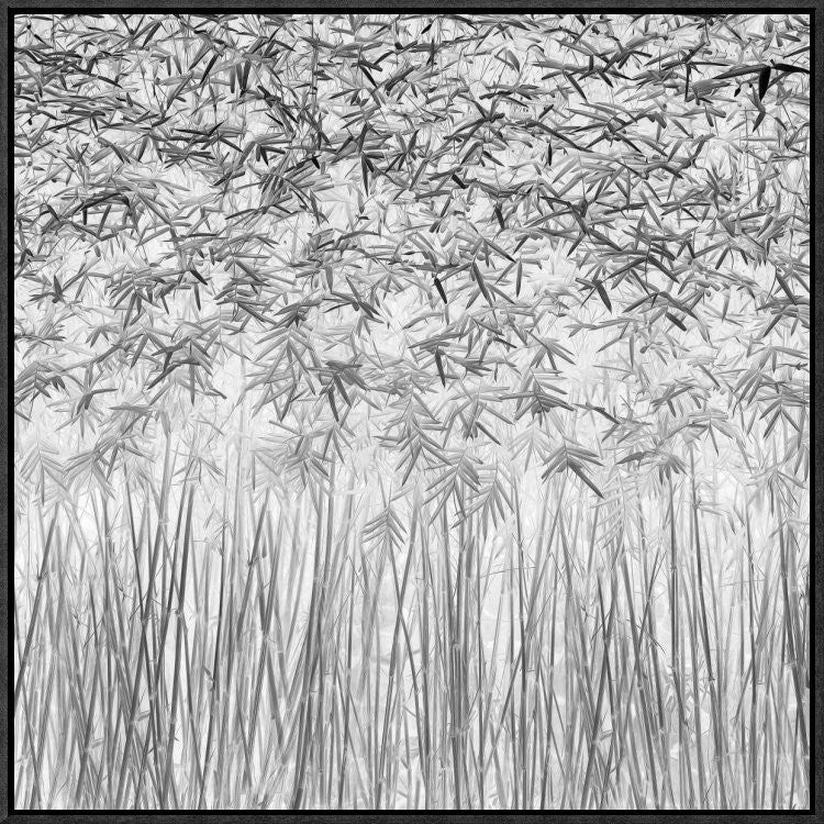"Parallelism" Framed Canvas Giclee by Jefflin Ling, 23x23"