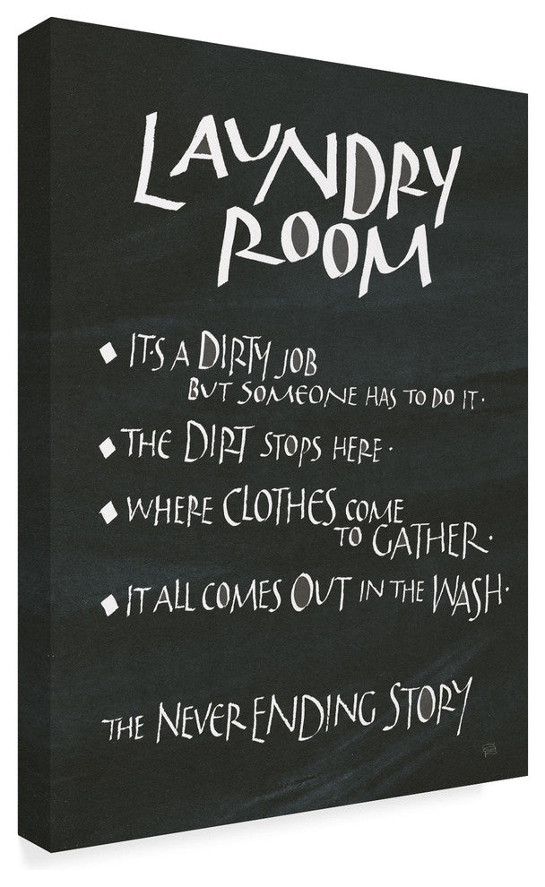Chris Paschke 'Laundry Room Sayings' Canvas Art