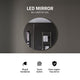 ANZZI 32" Diam. LED Back Lighting Bathroom Mirror With Defogger