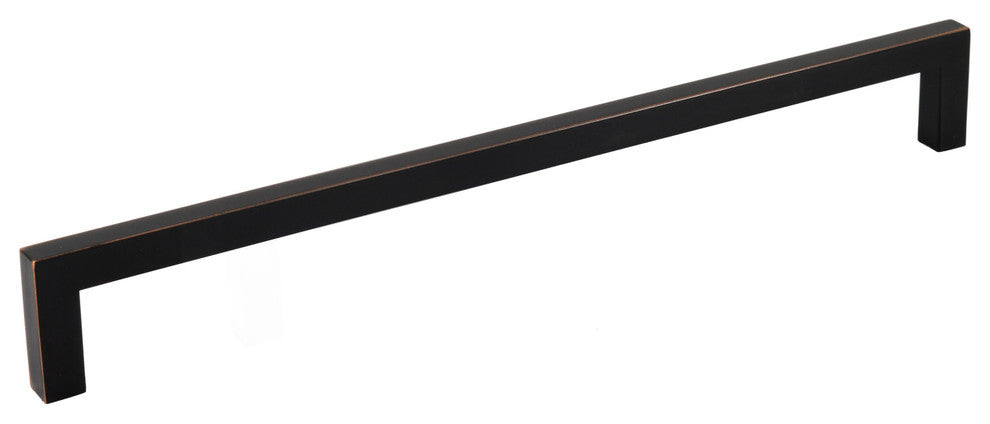 Celeste Square Bar Pull Cabinet Handle Oil-Rubbed Bronze Solid Zinc, 10"