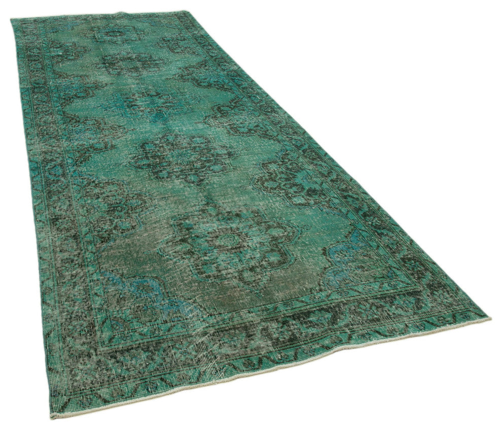 Rug N Carpet - Handwoven Oriental 4' 10" x 12' 6" Vintage Runner Rug