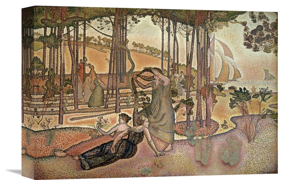 "Evening Breeze" Stretched Canvas Giclee by Henri-Edmond Cross, 16"x11"