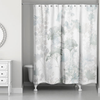 Soft Wildflowers 71x74 Shower Curtain