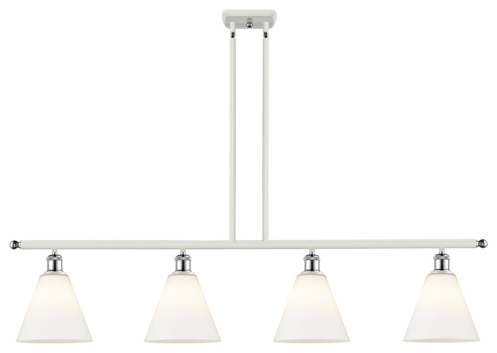 Innovations 516-4I-WPC-GBC-81-LED 4 Light Island Light, White, Polished Chrome