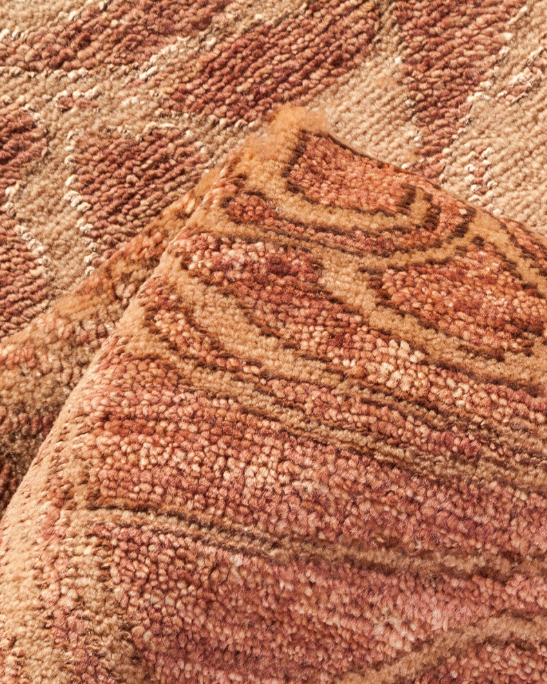 Eclectic, One-of-a-Kind Hand-Knotted Area Rug Beige, 6'0"x8'9"