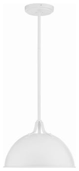 Soto 1-Light Pendant, White