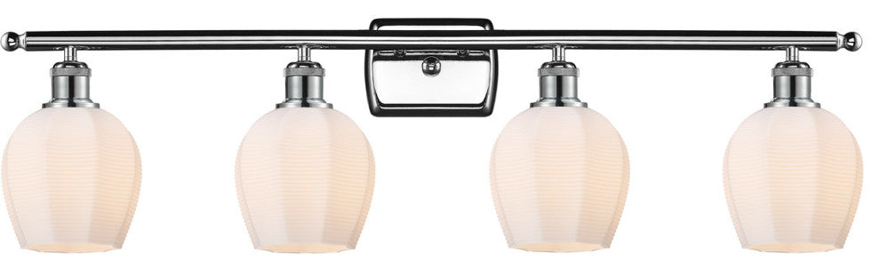Innovations 516-4W-PC-G461-6-LED 4 Light Bath Vanity Light, Polished Chrome
