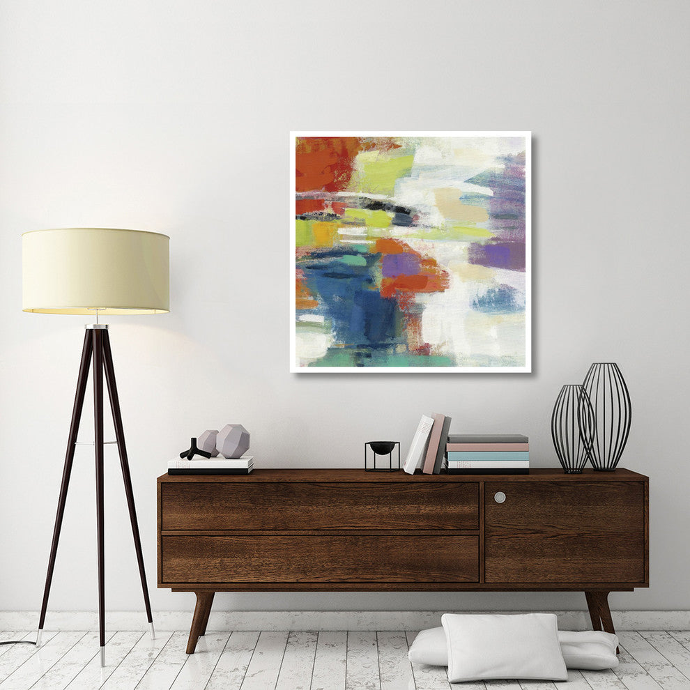 "Island Town III" Digital Paper Print by Silvia Vassileva, 42"x42"