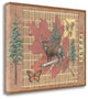 "Deer Leaf" By Anita Phillips,Ready to Hang Giclee Print on Gallery Wrap Canvas
