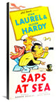 "Laurel & Hardy - Saps At Sea, 1940" Canvas by Hollywood Photo Archive, 19x36"