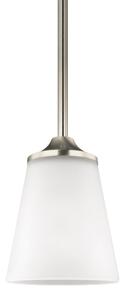 Hanford 1-Light Mini-Pendant, Brushed Nickel
