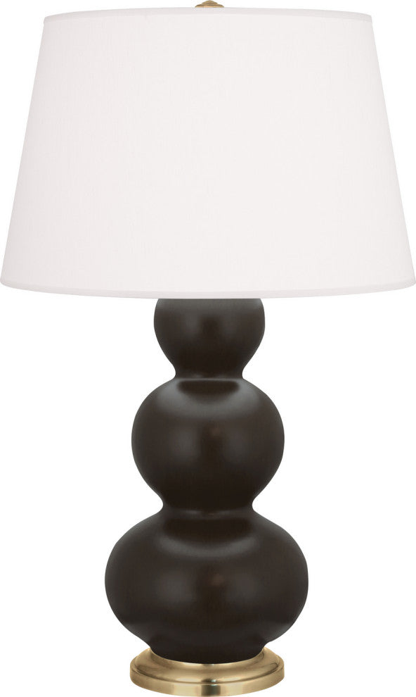Robert Abbey RA-MCF40 1-Light Table Lamp, Triple Gourd