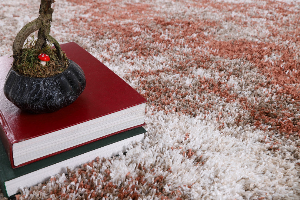 Noori Rug Shag Ridley Rust/Brown Rug