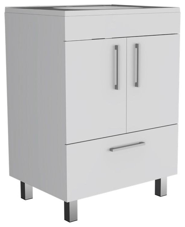 Single Bathroom Vanity Mayorca, Bathroom, White