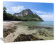 Koh Mook Coast Line, Modern Seashore Canvas Wall Art, 40"x30"