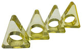 Neon Triangle Napkin Ring, Yellow